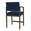 Lesro Lenox Steel Hip Chair Metal Frame, Bronze, MD Ink Upholstery LS1161